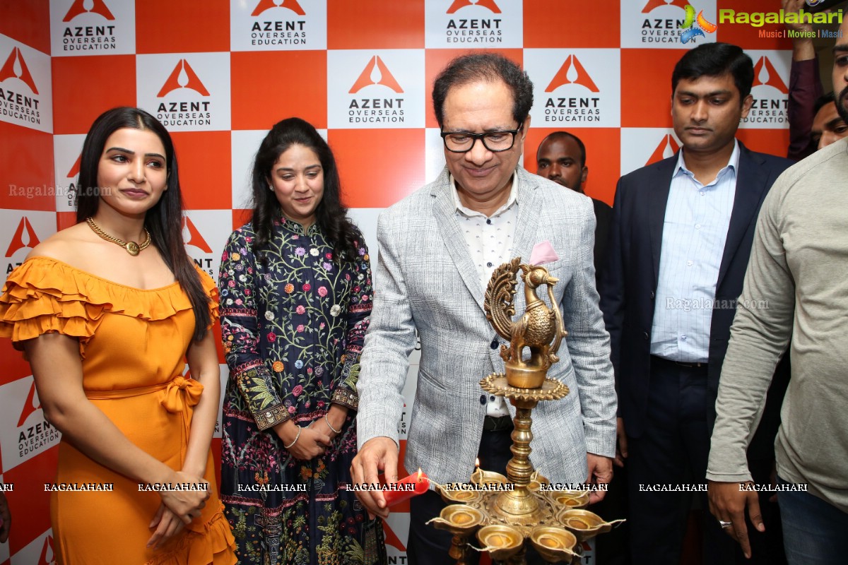 Azent Overseas Education Hyderabad Center Launch by Samantha Akkineni