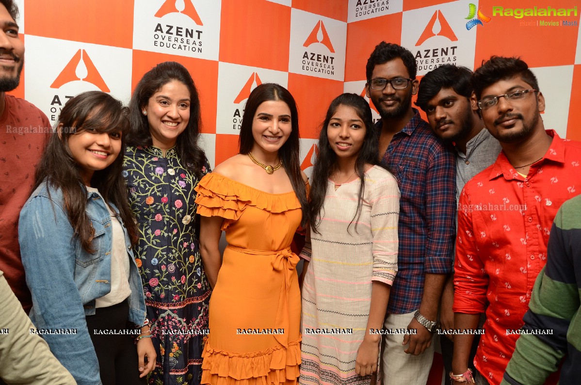 Azent Overseas Education Hyderabad Center Launch by Samantha Akkineni