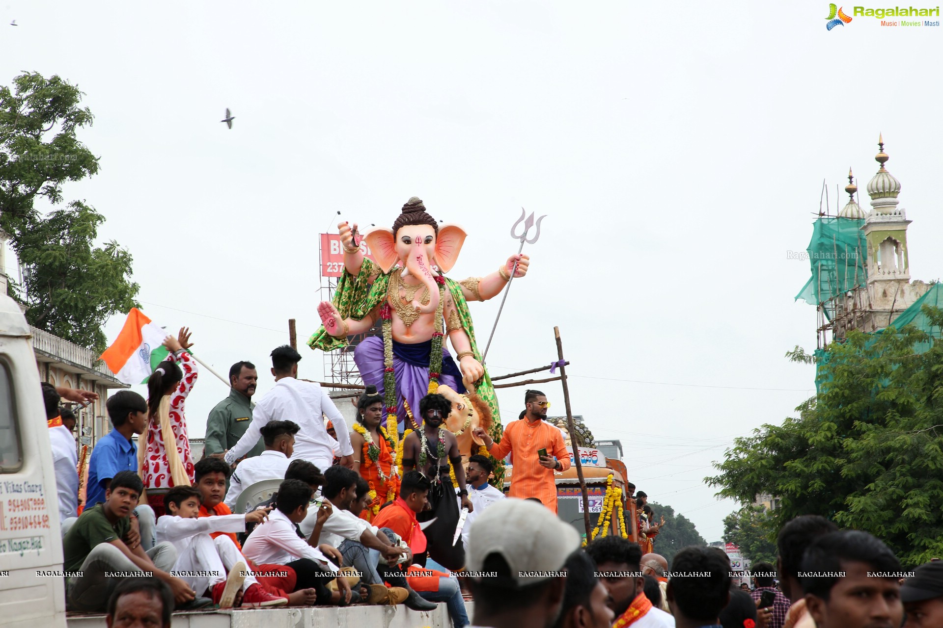 Ganesh Immersion Procession 2019 at Charminar