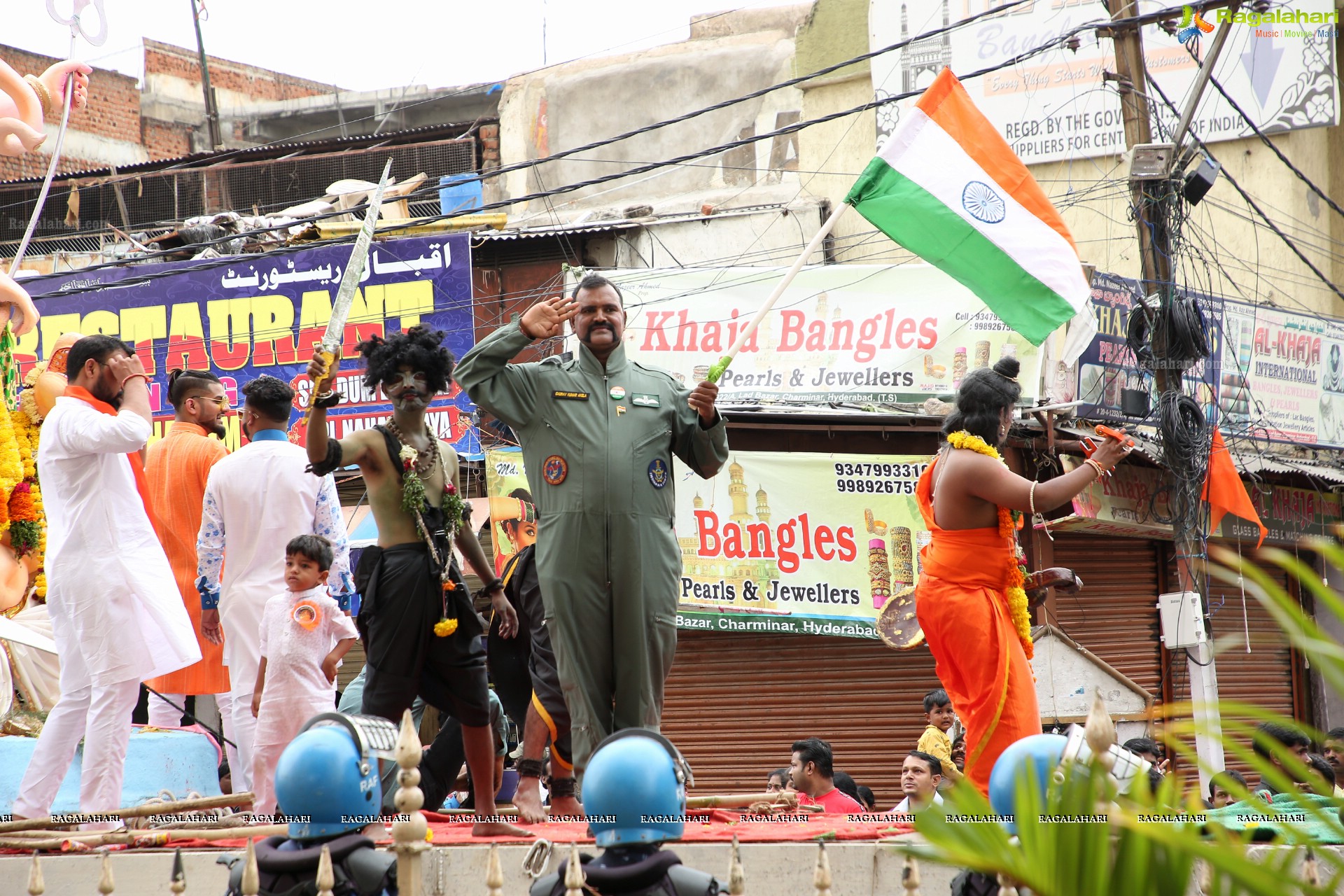 Ganesh Immersion Procession 2019 at Charminar