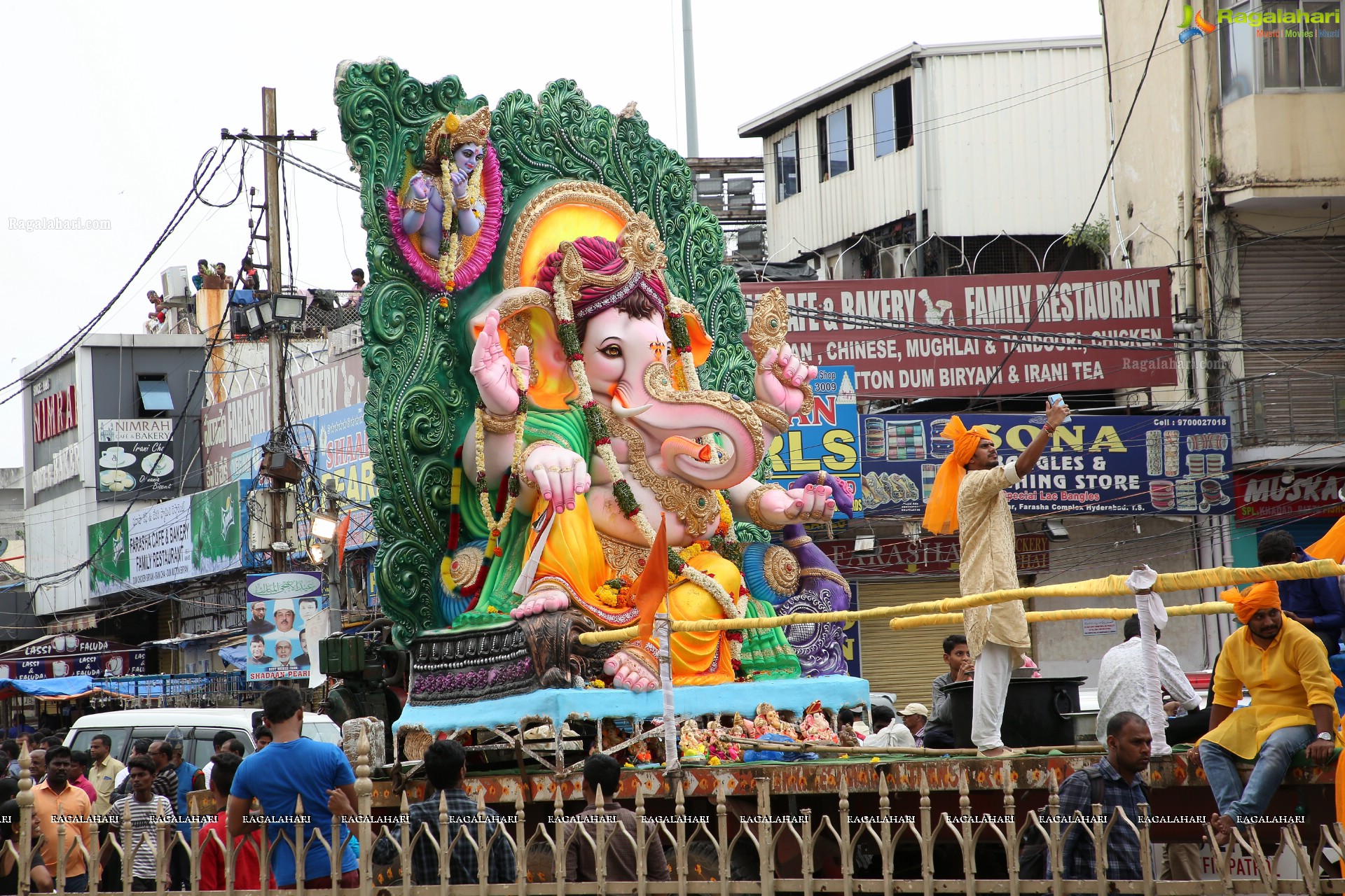 Ganesh Immersion Procession 2019 at Charminar