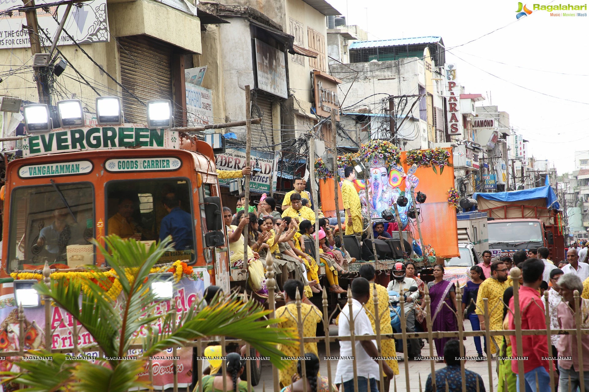 Ganesh Immersion Procession 2019 at Charminar