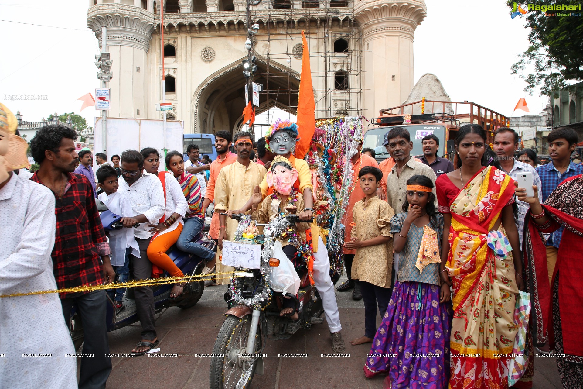 Ganesh Immersion Procession 2019 at Charminar