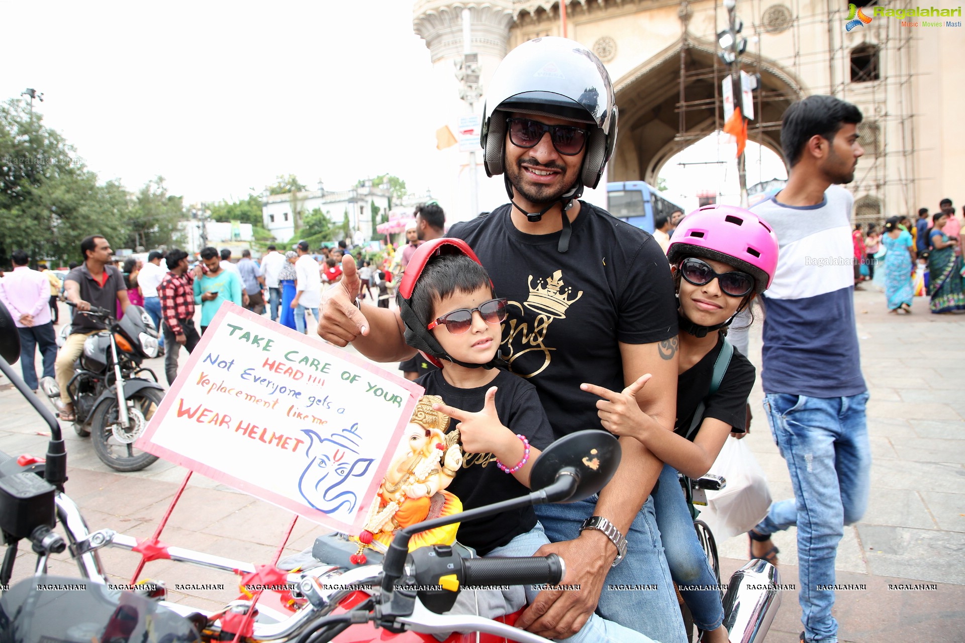 Ganesh Immersion Procession 2019 at Charminar