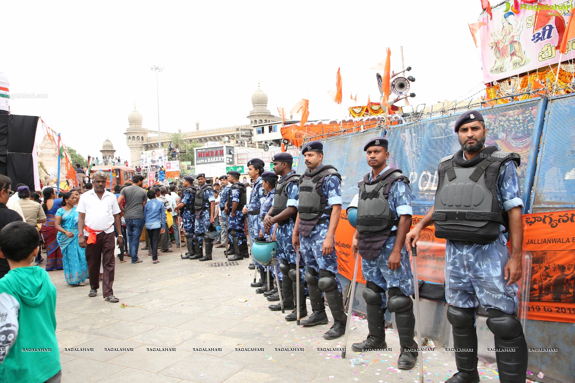 Ganesh Immersion Procession 2019 at Charminar