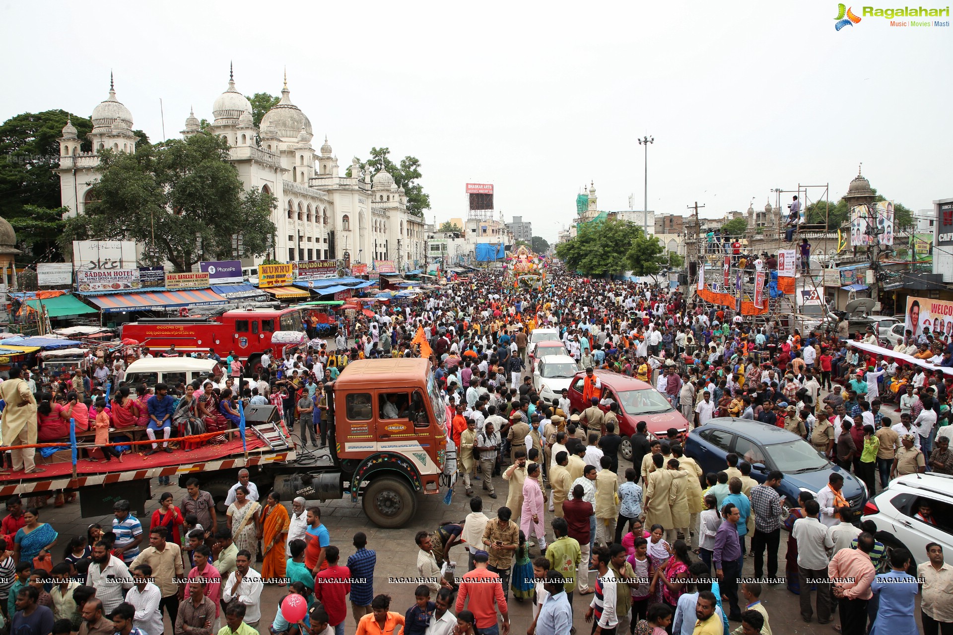 Ganesh Immersion Procession 2019 at Charminar