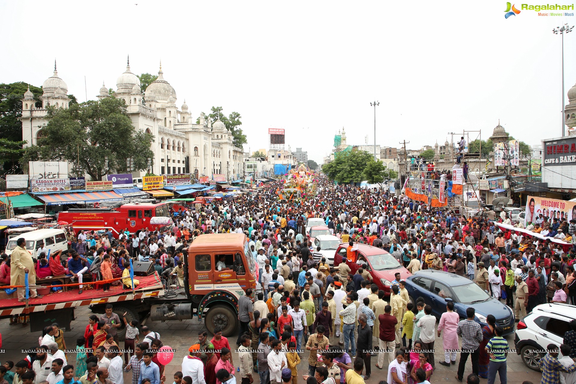 Ganesh Immersion Procession 2019 at Charminar