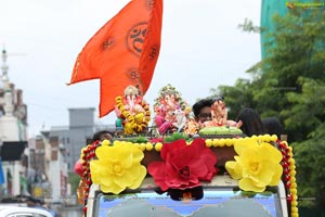 Ganesh Immersion Procession at Charminar