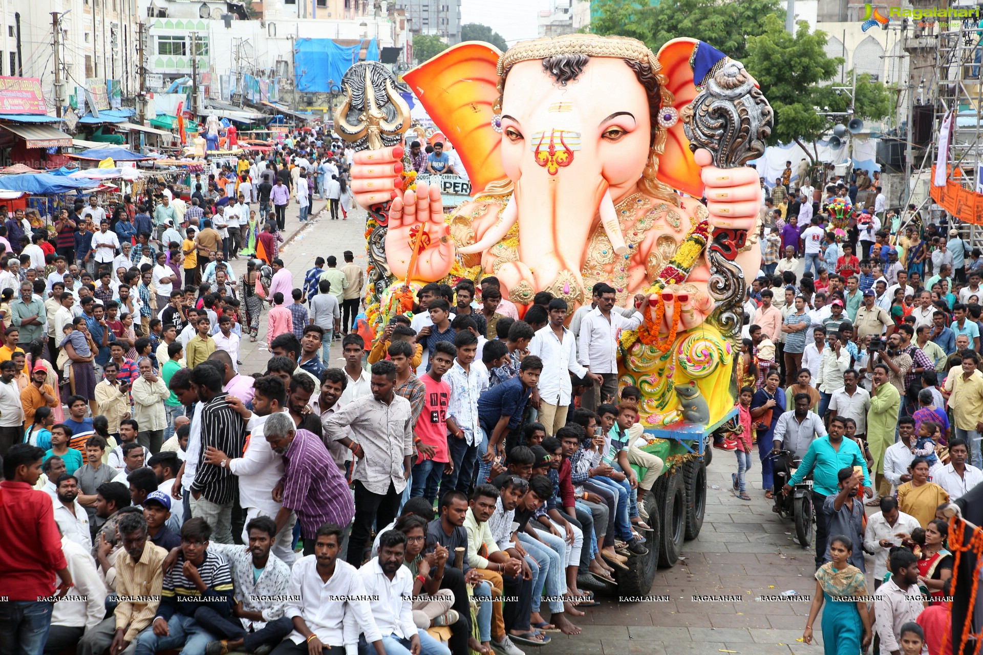 Ganesh Immersion Procession 2019 at Charminar