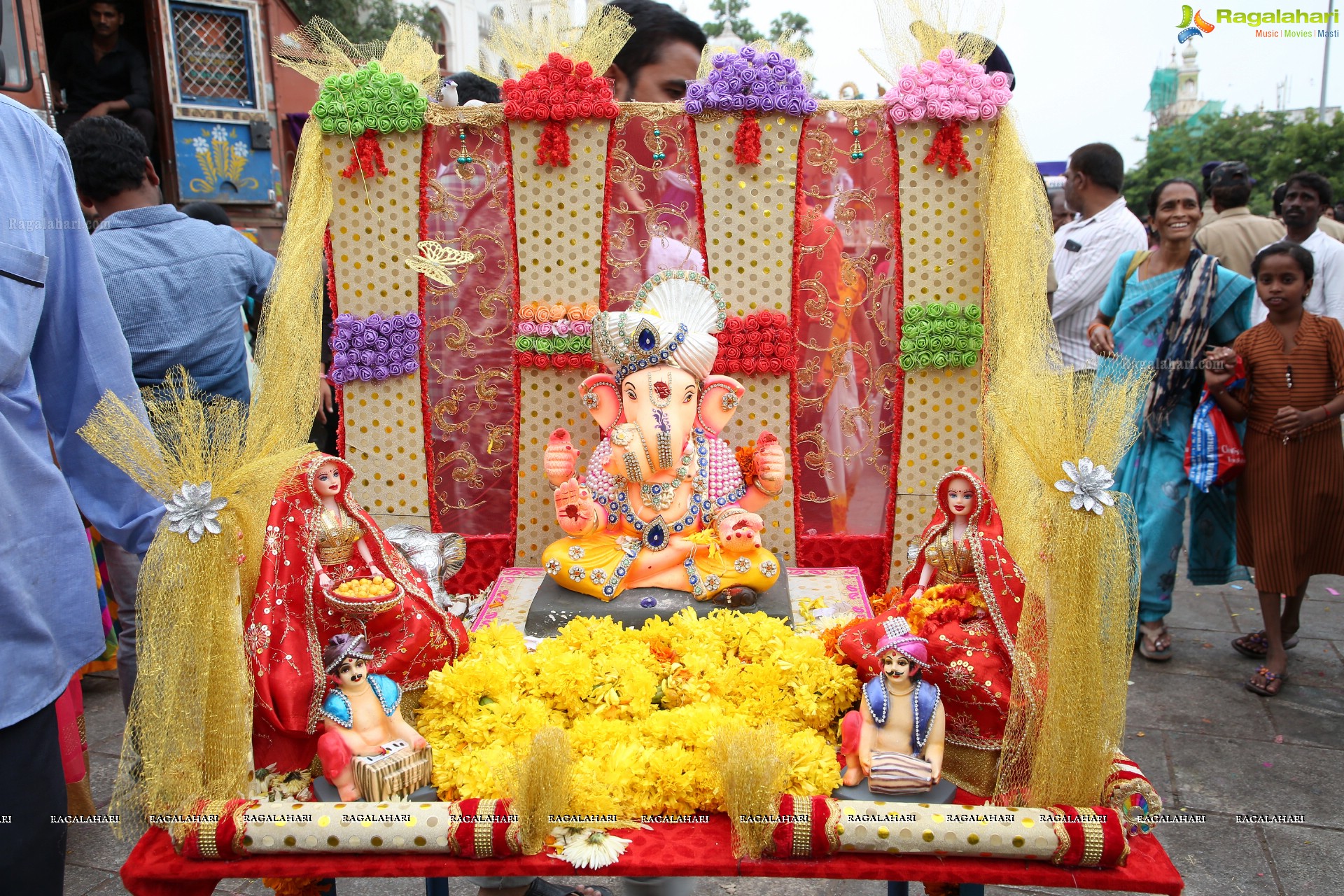 Ganesh Immersion Procession 2019 at Charminar