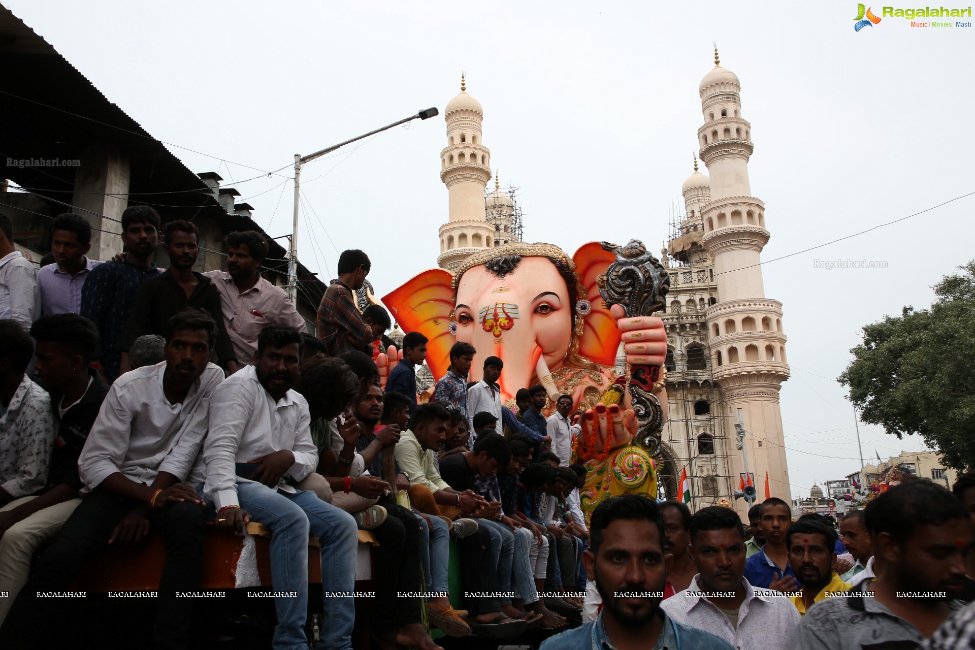 Ganesh Immersion Procession 2019 at Charminar