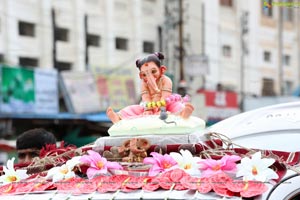 Ganesh Immersion Procession at Charminar