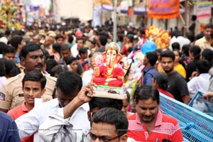 Ganesh Immersion Procession at Charminar