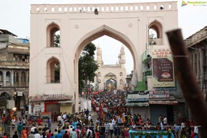 Ganesh Immersion Procession at Charminar