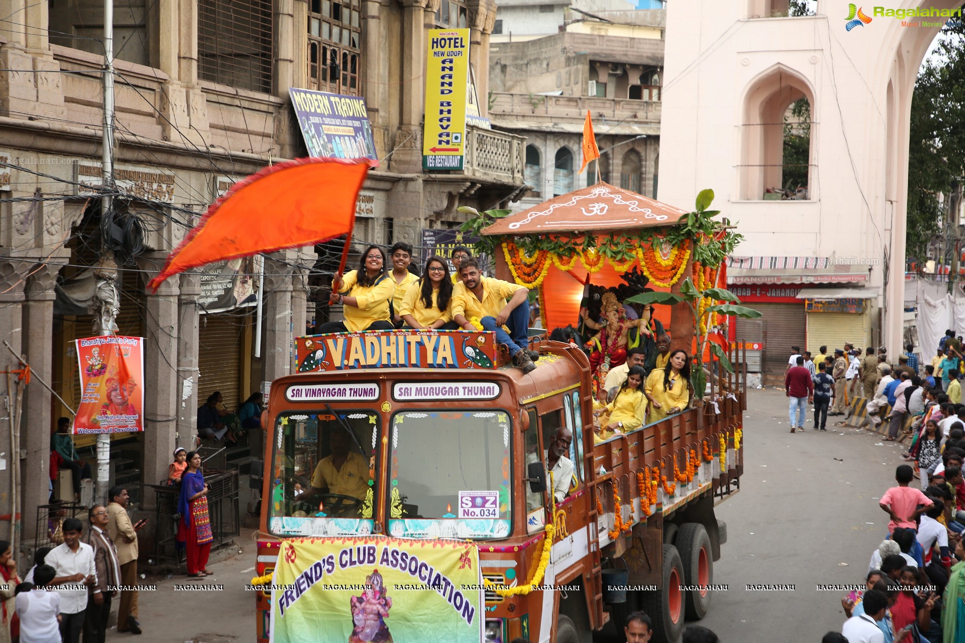 Ganesh Immersion Procession 2019 at Charminar