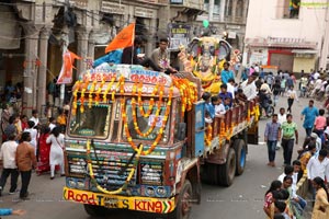 Ganesh Immersion Procession at Charminar