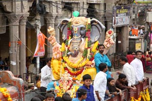 Ganesh Immersion Procession at Charminar