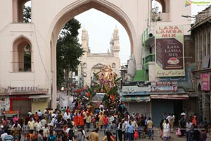 Ganesh Immersion Procession at Charminar