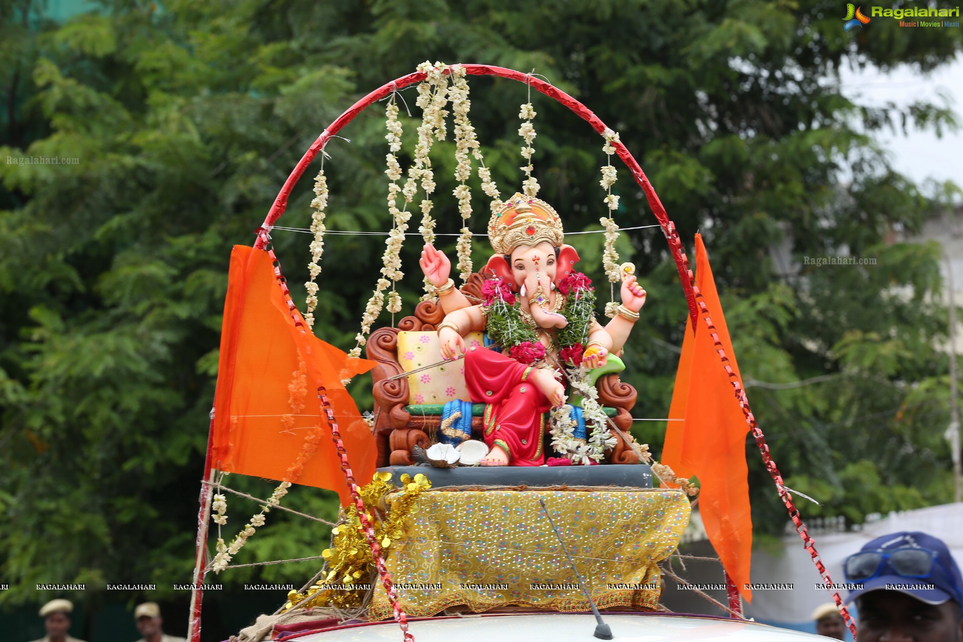 Ganesh Immersion Procession 2019 at Charminar