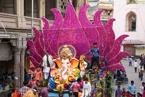 Ganesh Immersion Procession at Charminar