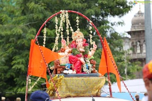 Ganesh Immersion Procession at Charminar