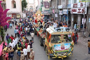 Ganesh Immersion Procession at Charminar