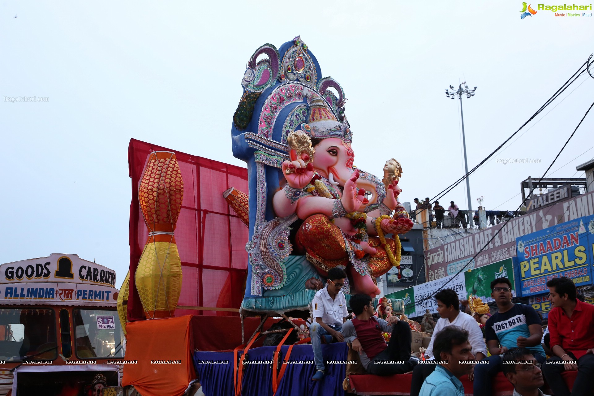 Ganesh Immersion Procession 2019 at Charminar