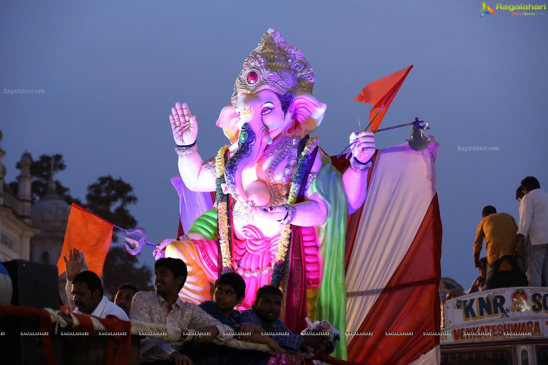 Ganesh Immersion Procession 2019 at Charminar