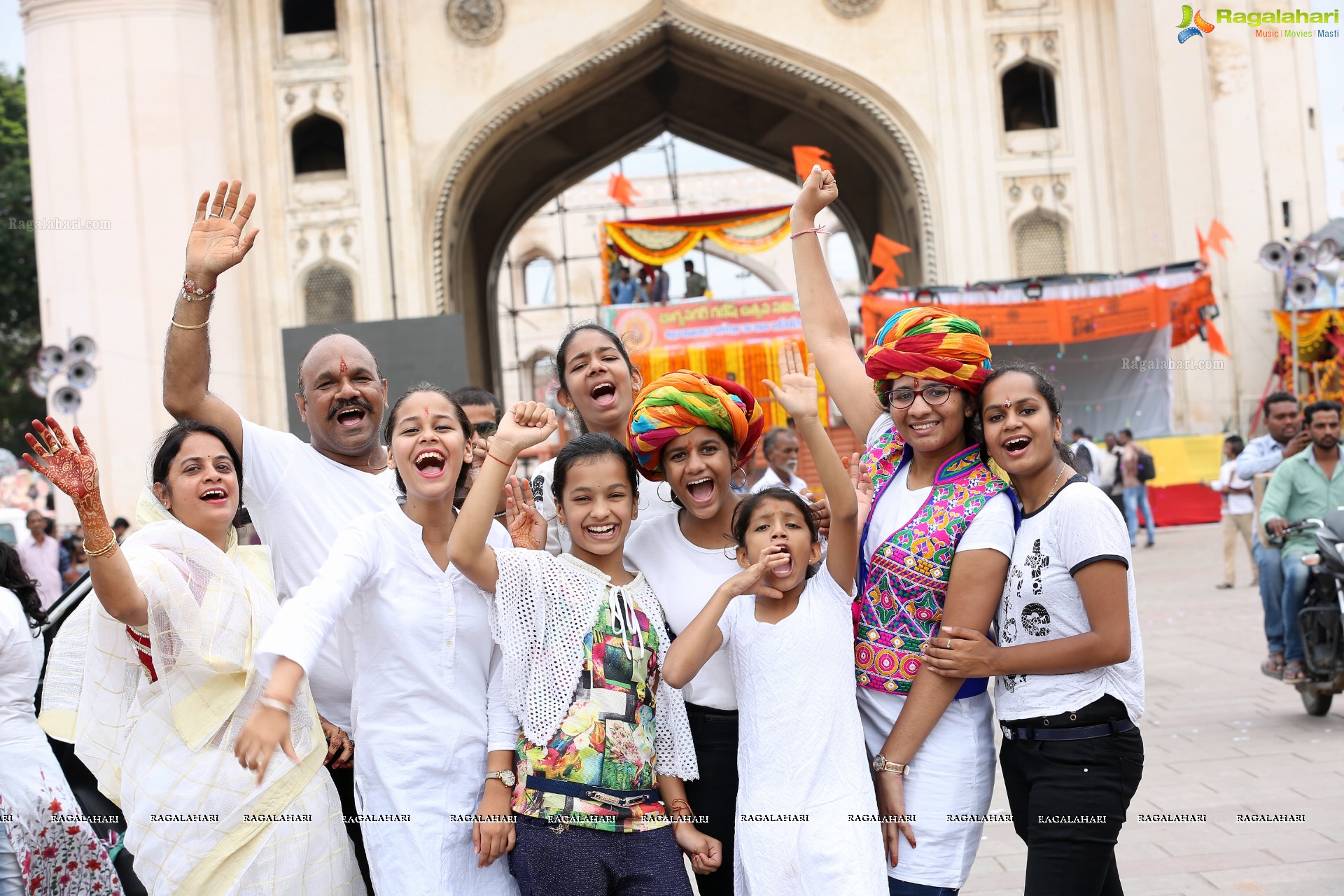 Ganesh Immersion Procession 2019 at Charminar