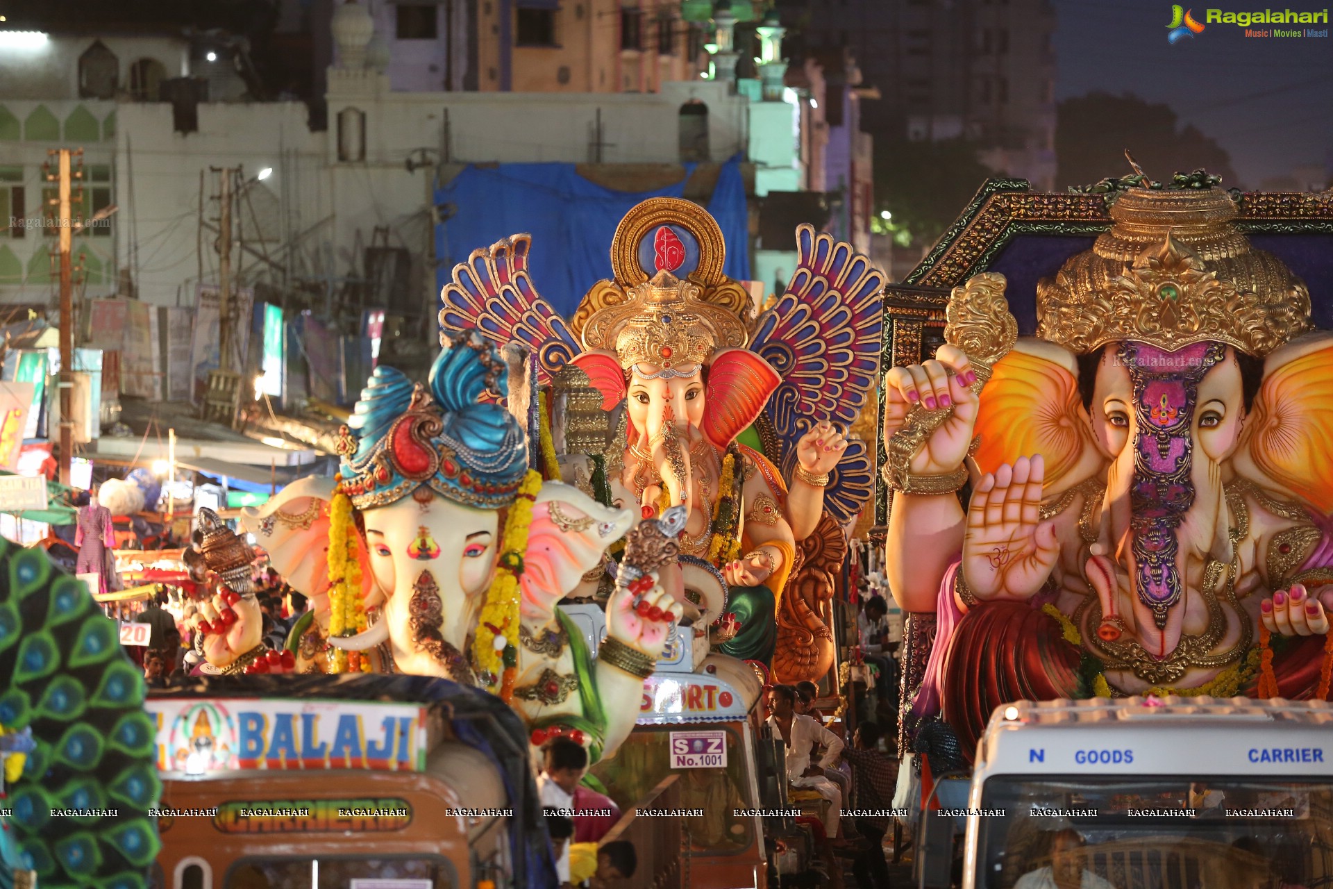 Ganesh Immersion Procession 2019 at Charminar