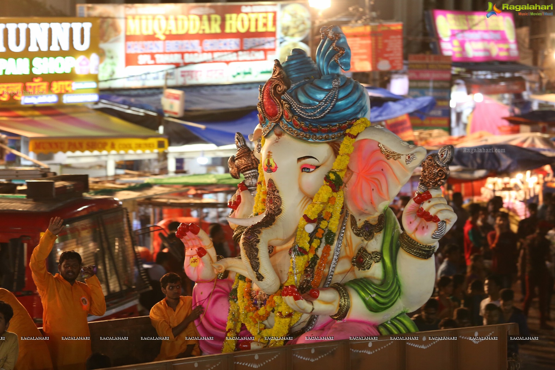 Ganesh Immersion Procession 2019 at Charminar