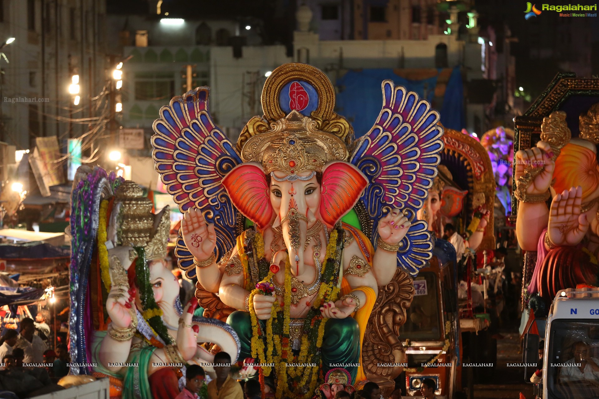 Ganesh Immersion Procession 2019 at Charminar