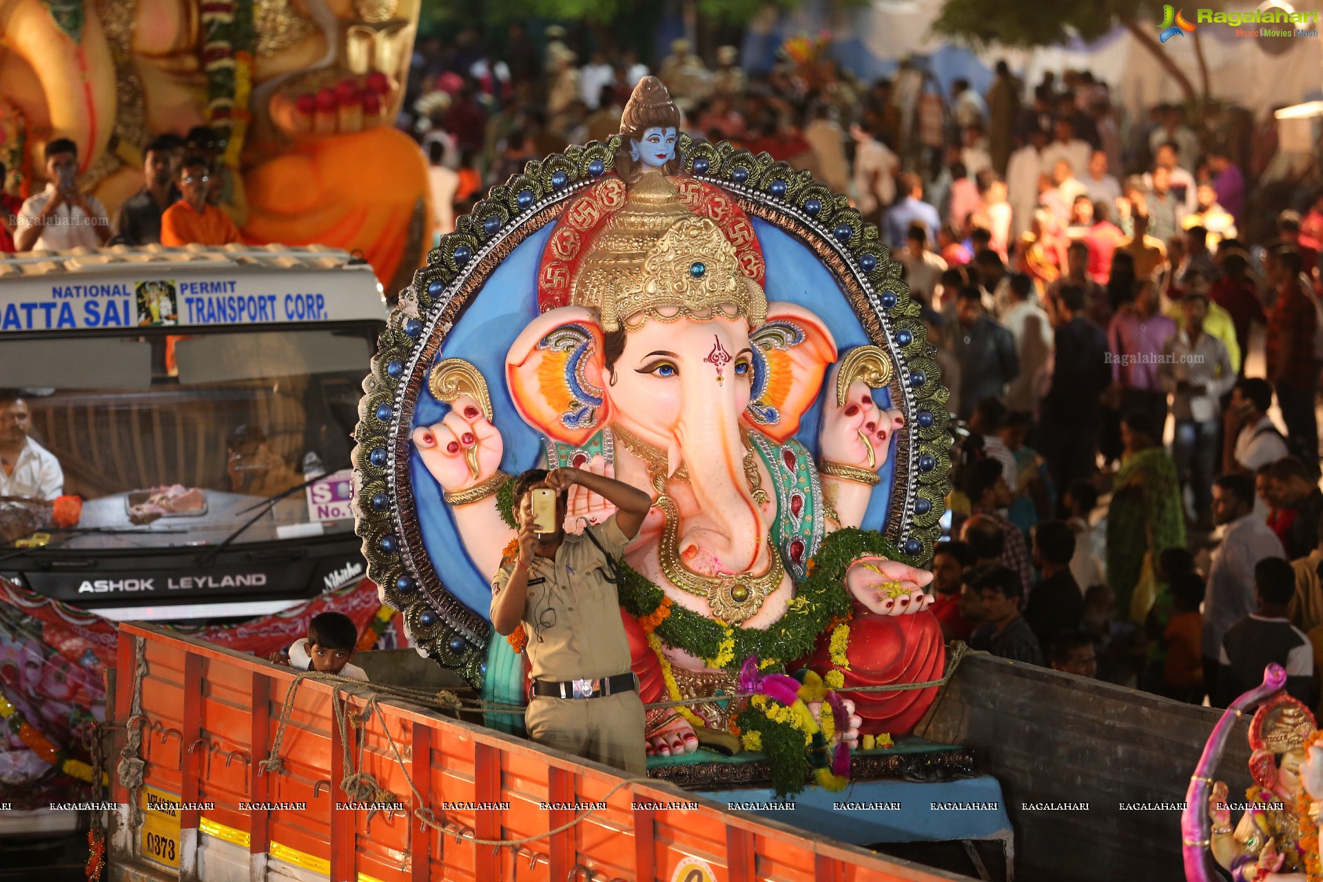 Ganesh Immersion Procession 2019 at Charminar