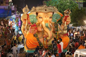 Ganesh Immersion Procession at Charminar