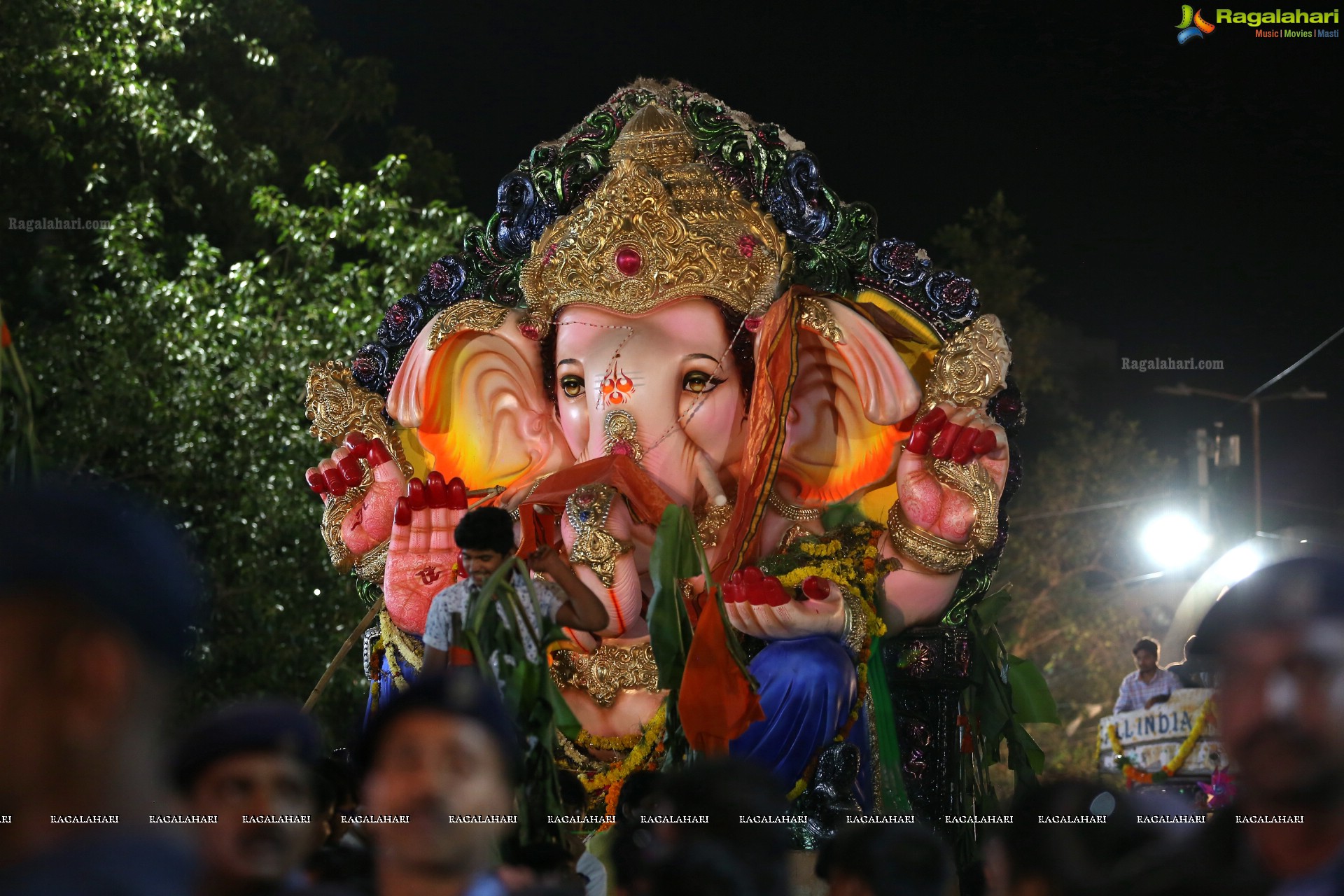 Ganesh Immersion Procession 2019 at Charminar