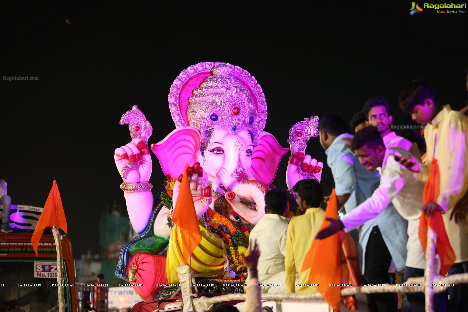 Ganesh Immersion Procession 2019 at Charminar