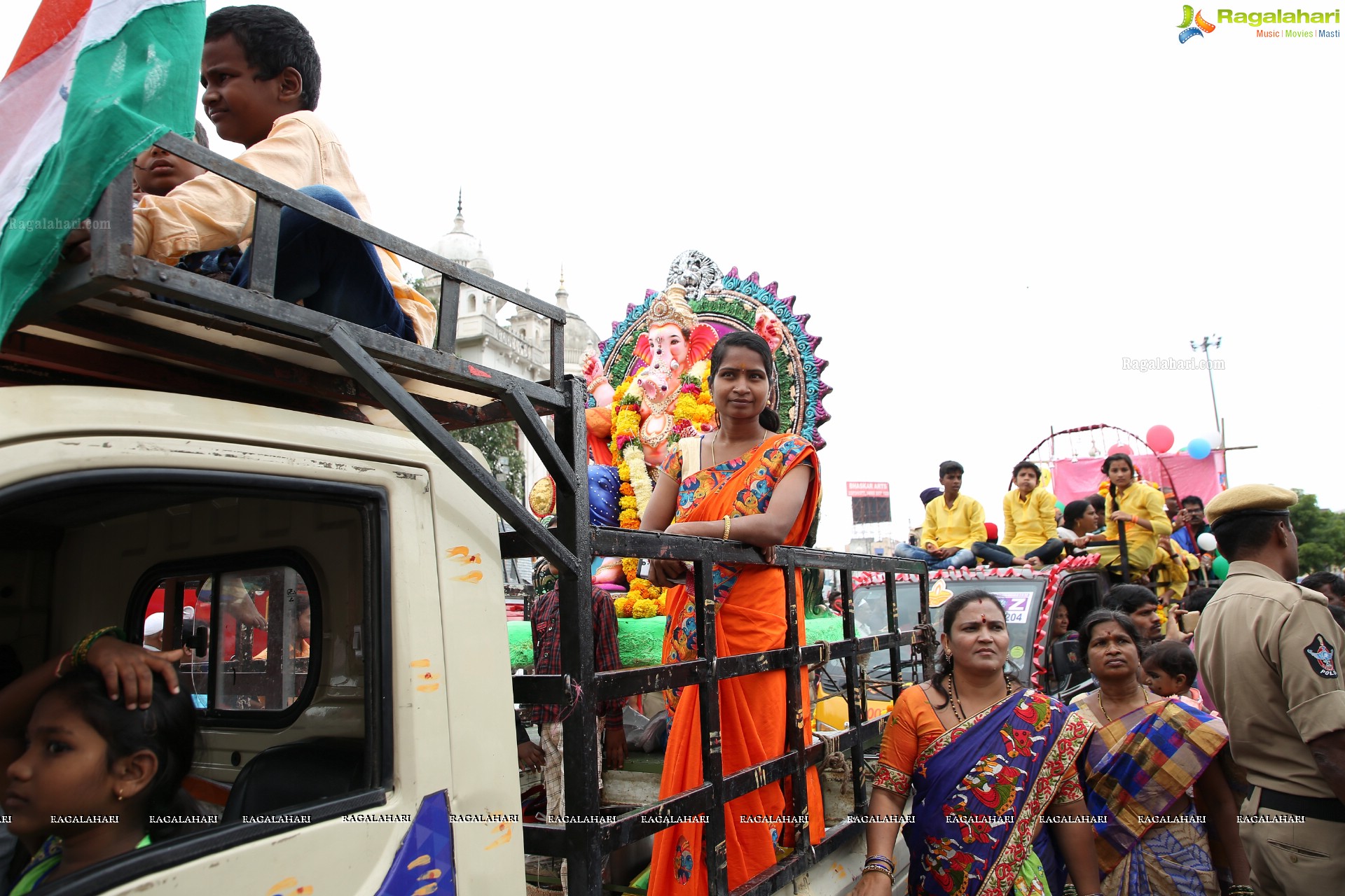 Ganesh Immersion Procession 2019 at Charminar