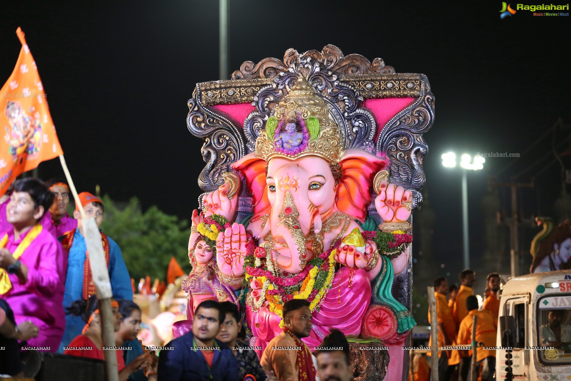 Ganesh Immersion Procession 2019 at Charminar