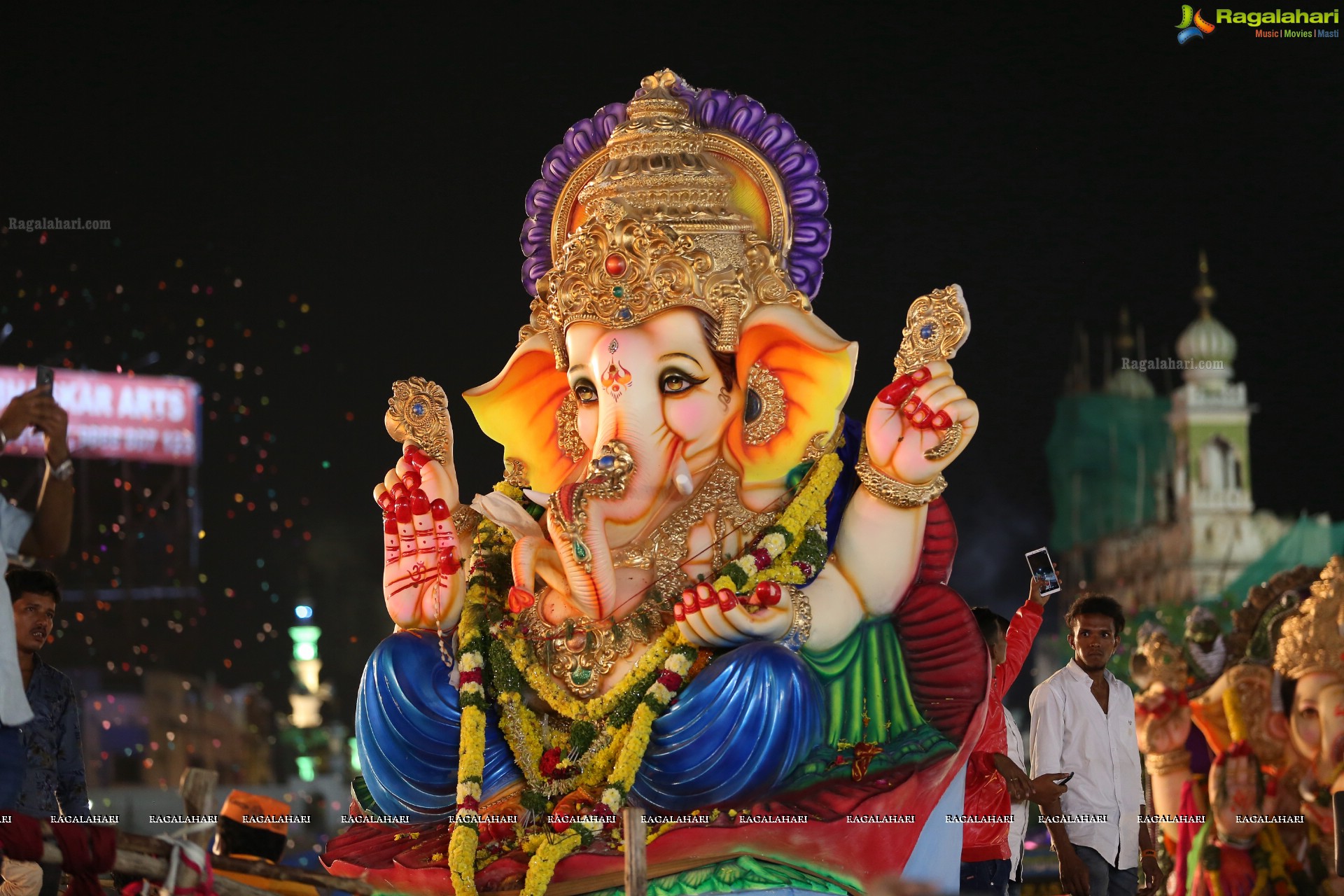 Ganesh Immersion Procession 2019 at Charminar