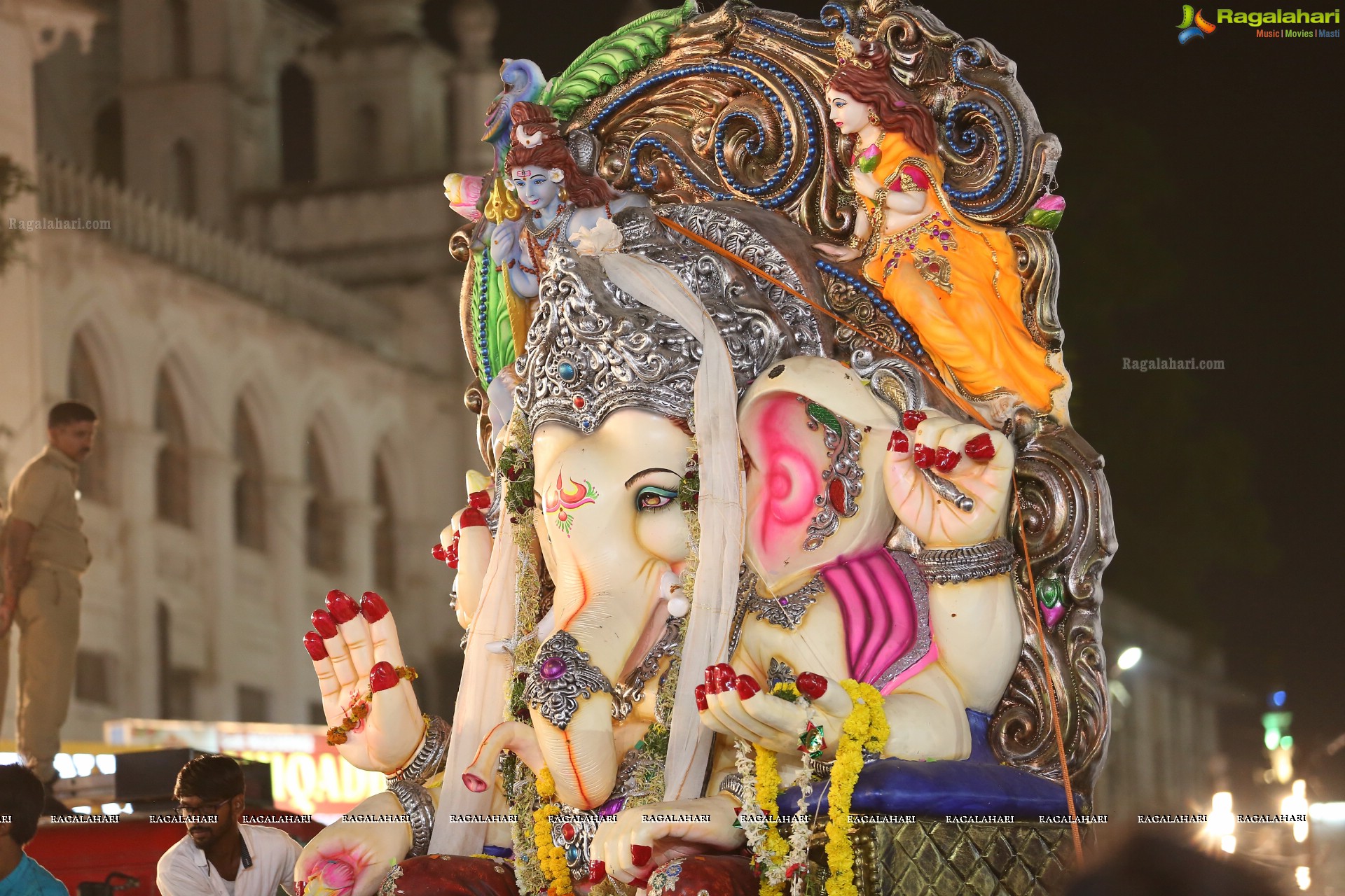 Ganesh Immersion Procession 2019 at Charminar