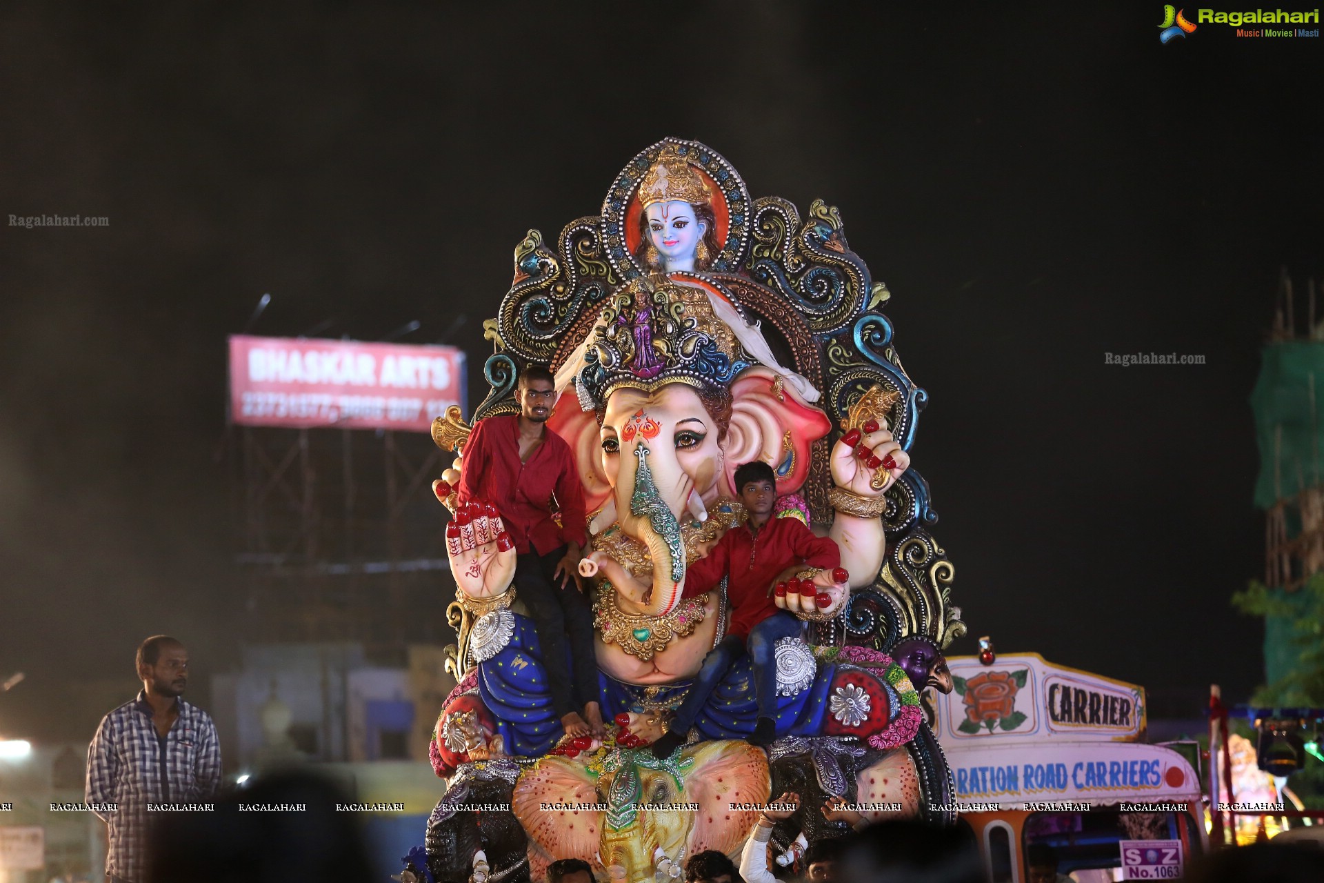 Ganesh Immersion Procession 2019 at Charminar