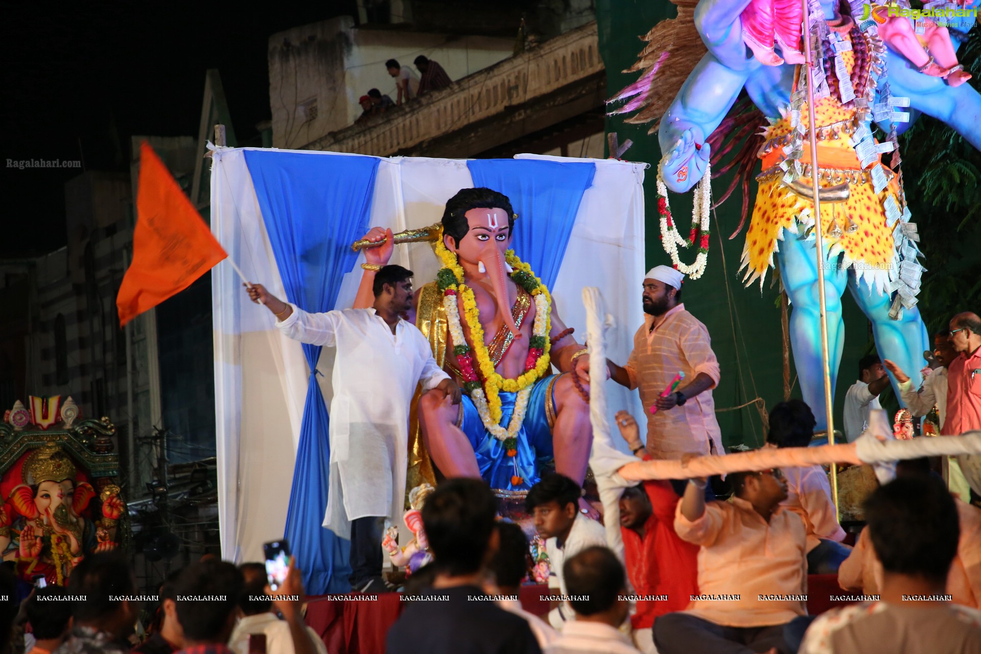 Ganesh Immersion Procession 2019 at Charminar