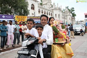 Ganesh Immersion Procession at Charminar