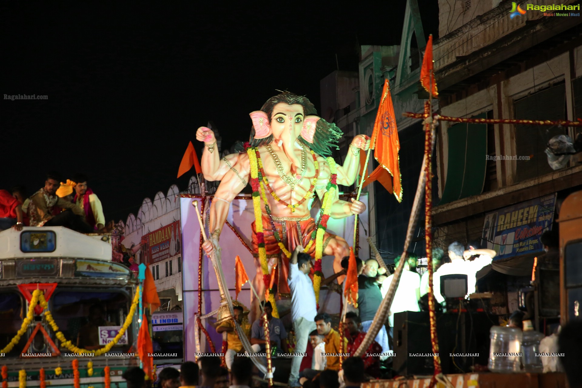 Ganesh Immersion Procession 2019 at Charminar