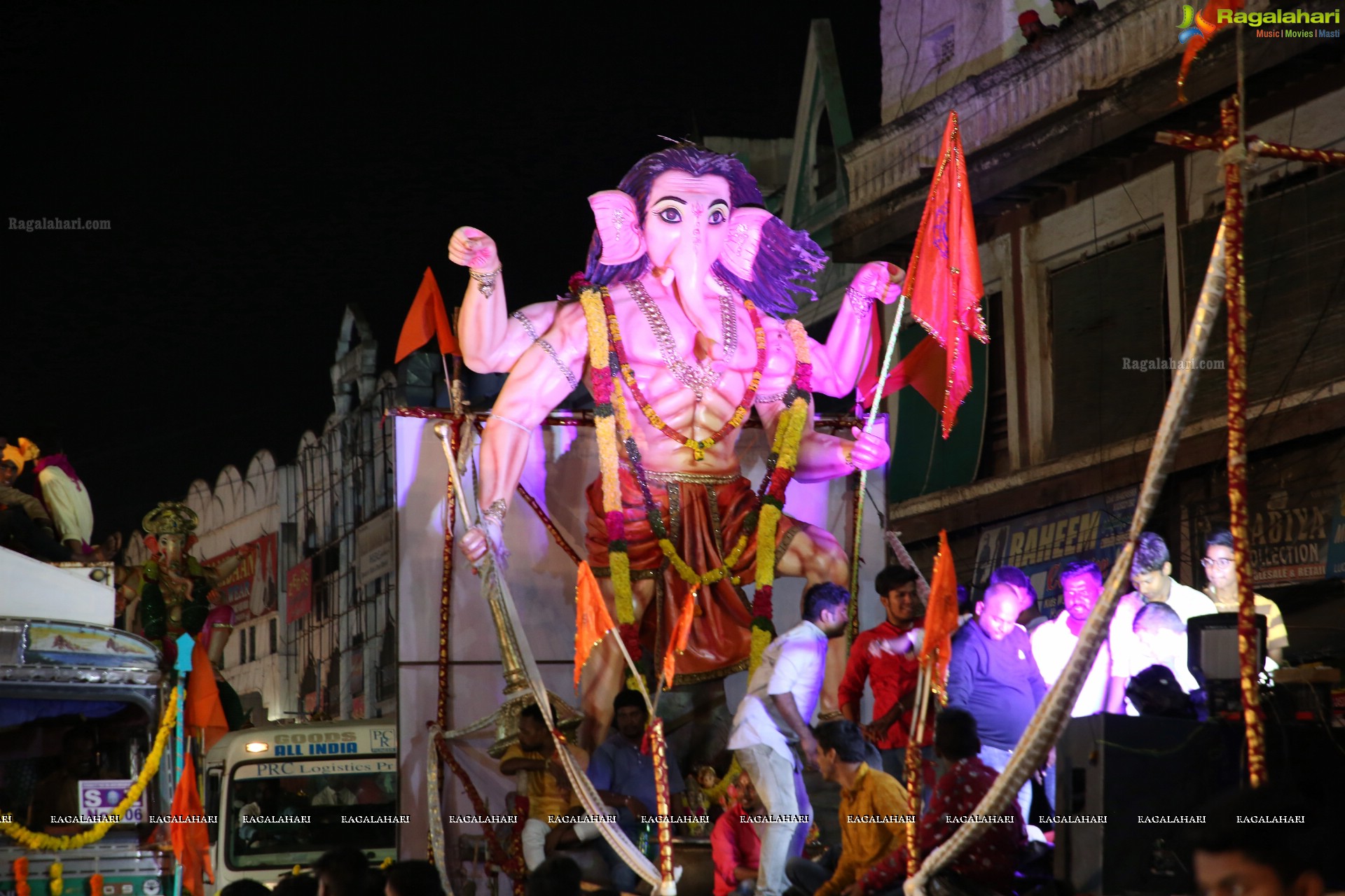 Ganesh Immersion Procession 2019 at Charminar