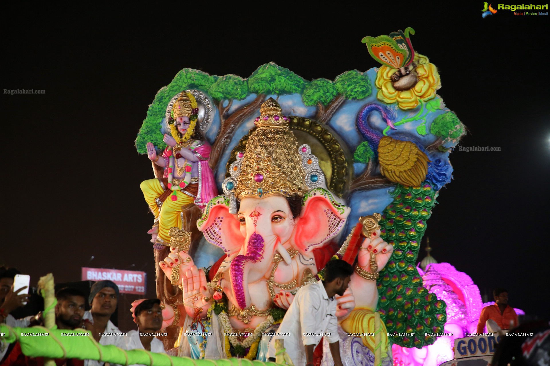 Ganesh Immersion Procession 2019 at Charminar