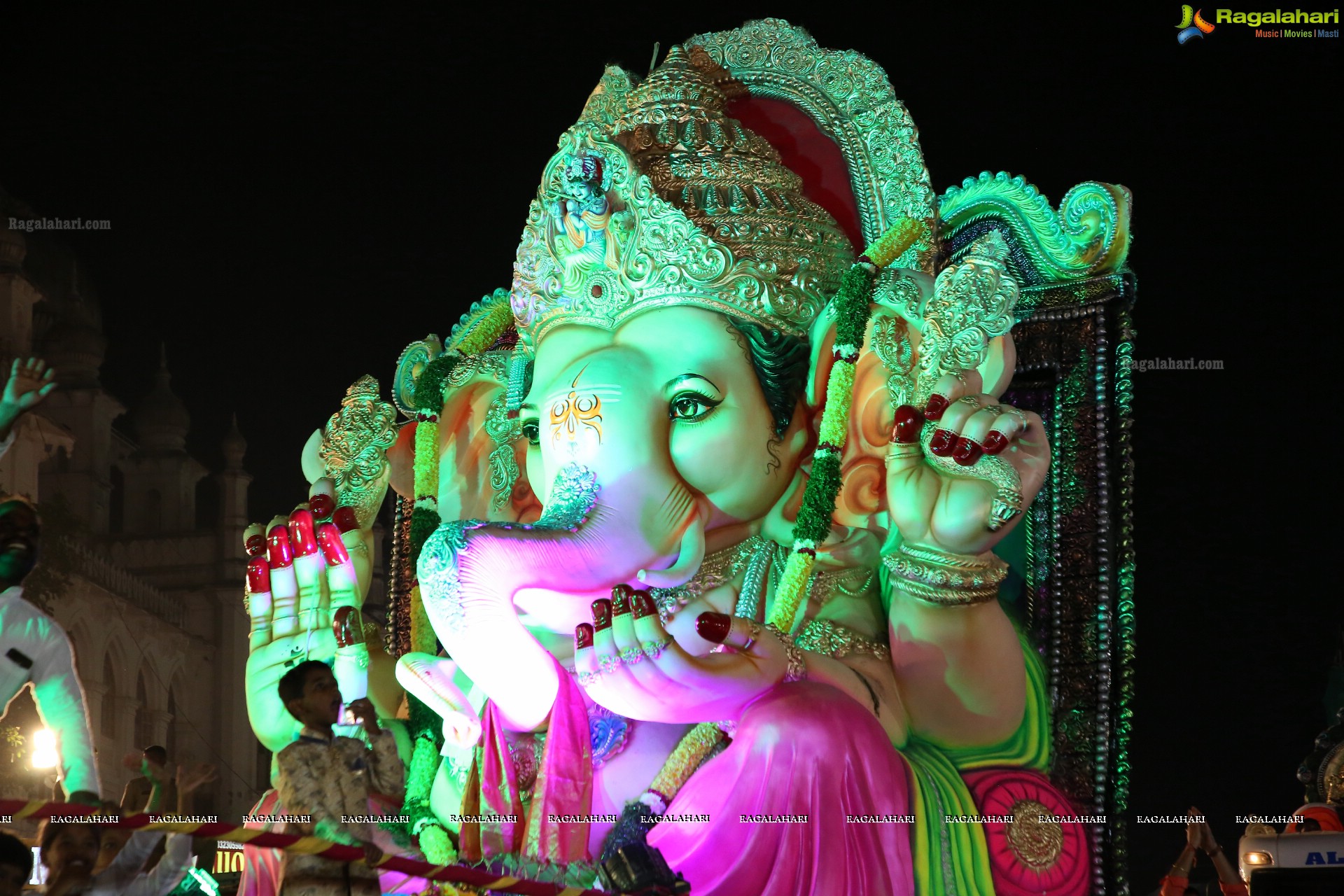 Ganesh Immersion Procession 2019 at Charminar