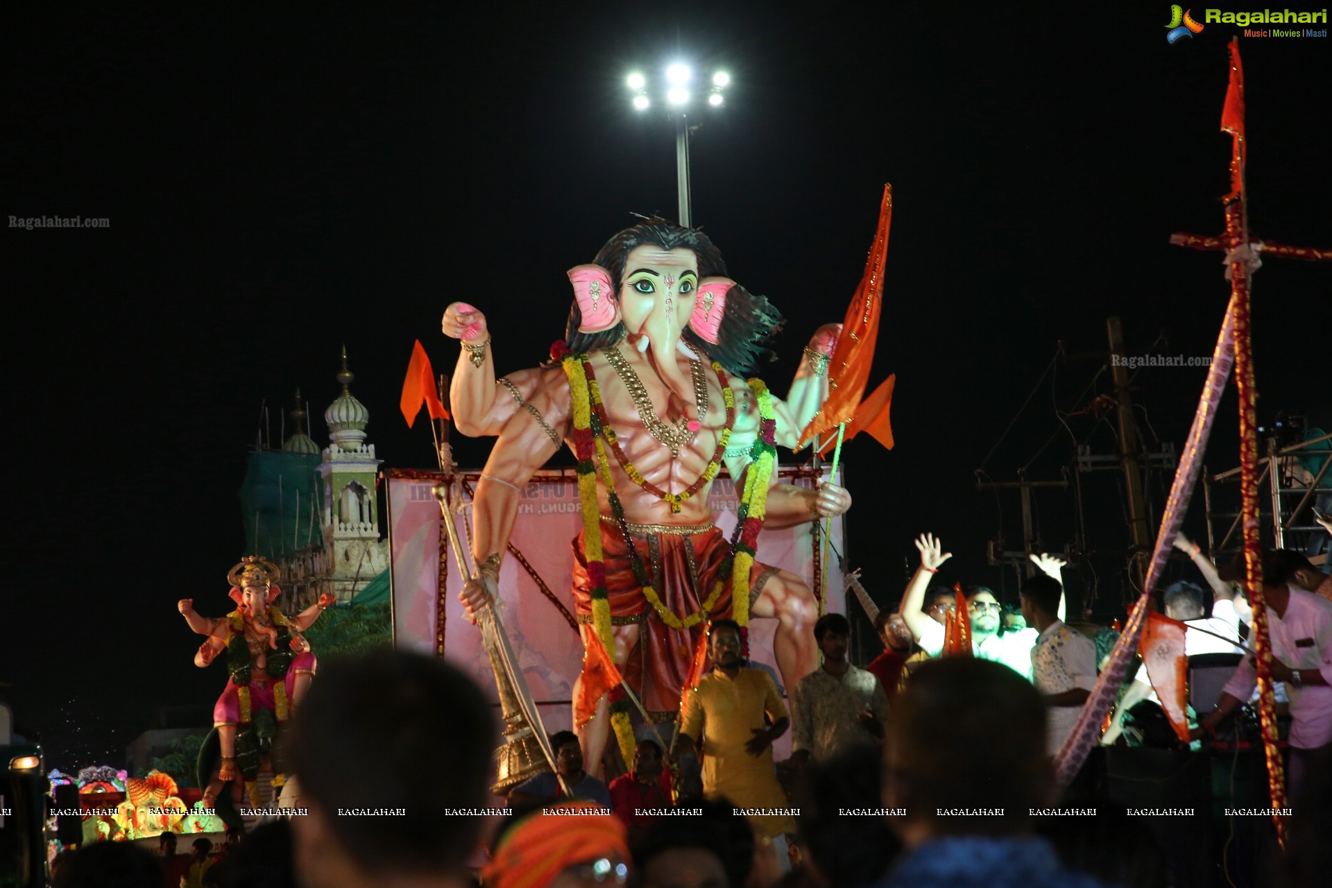 Ganesh Immersion Procession 2019 at Charminar