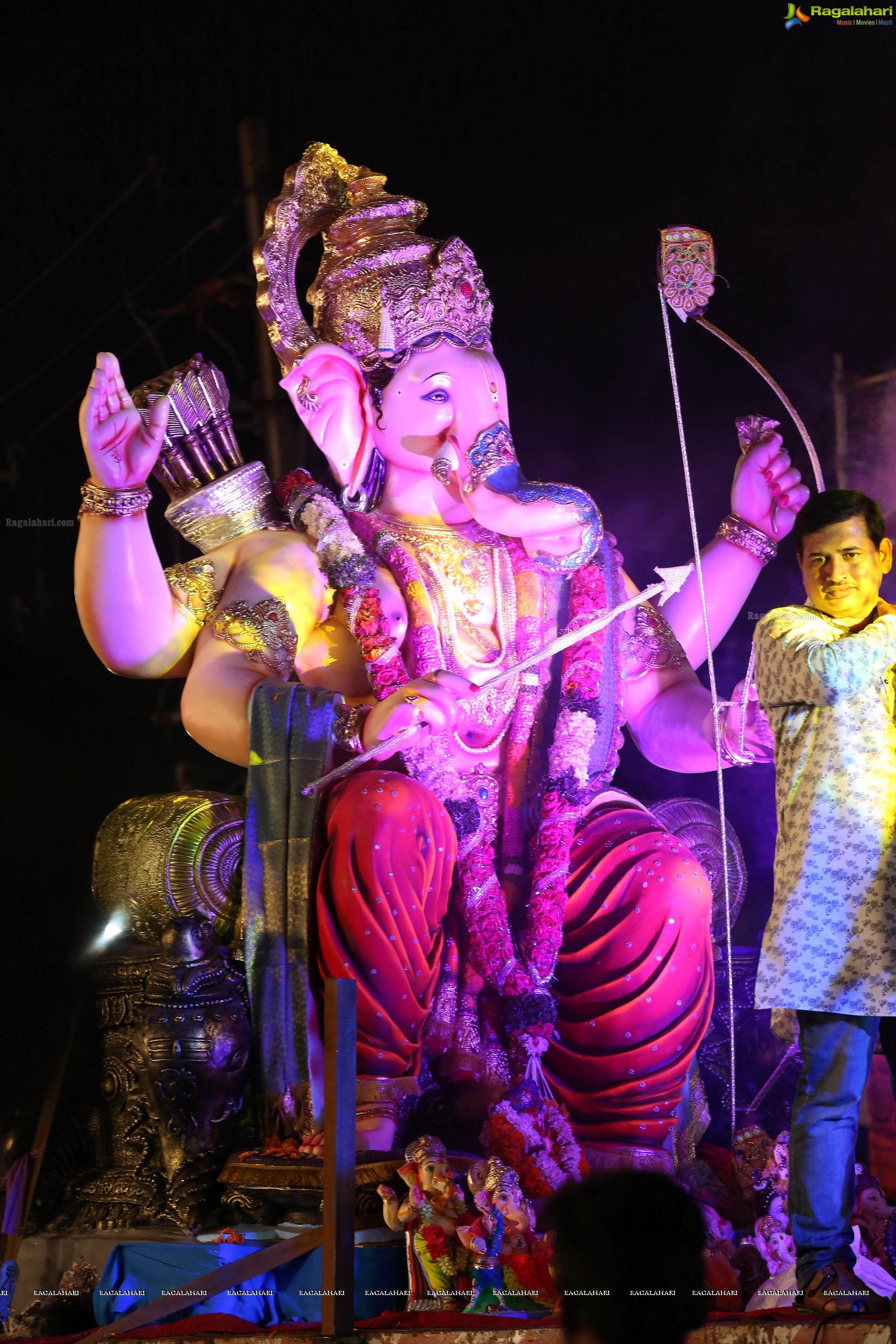 Ganesh Immersion Procession 2019 at Charminar