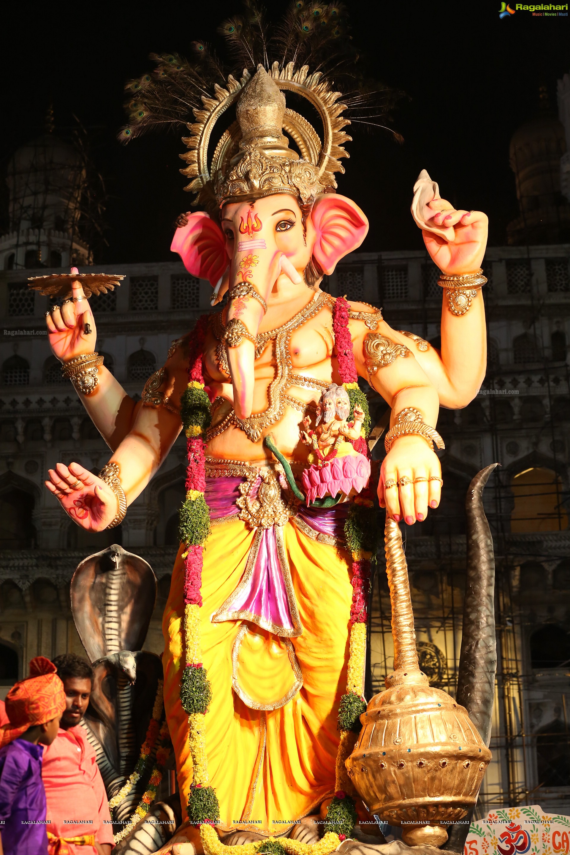 Ganesh Immersion Procession 2019 at Charminar